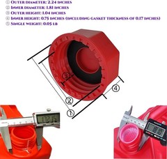 5 Gallon Gas Can Caps Replacement Fits 1/2/3/5 Gallon Gas Cans | Portable Gas…