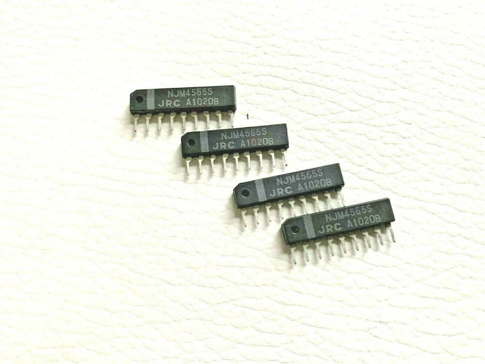 4 Pieces JRC NJM4565S ZIP-9,DUAL OPERATIONAL AMPLIFIER