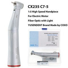 US COXO Dental Fiber Optic 1:5 Contra Angle Handpiece CX235C7 C7-5 Standard Head