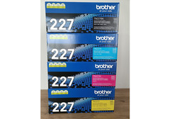 NEW Brother TN227 High Yield 4-Color Toner Cartridge Set