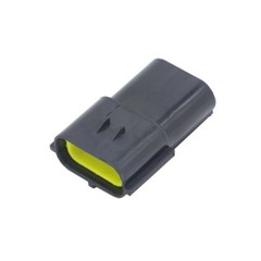 CAR MOTORCYCLE WATERPROOF 3 PIN ELECTRICAL 1.8MM AWG WIRE CONNECTOR PLUG