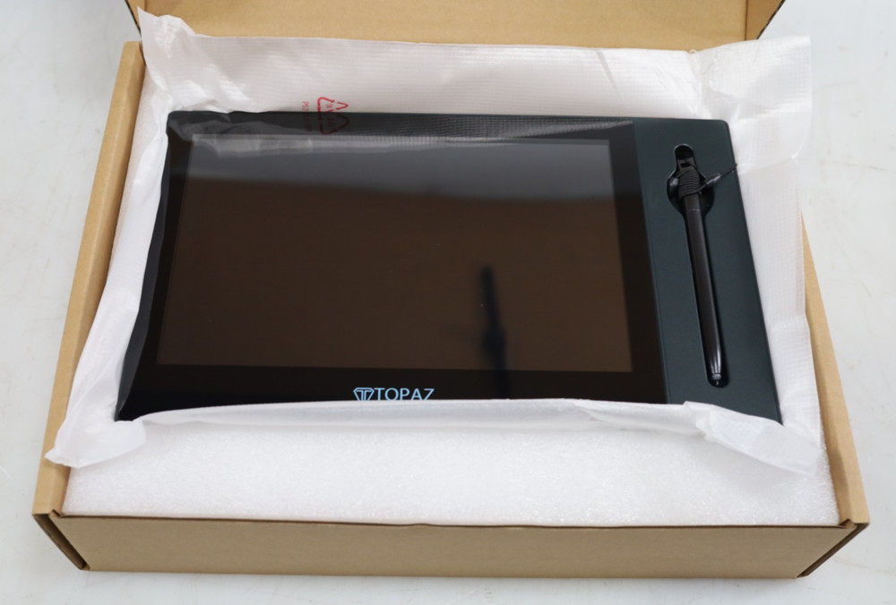 Topaz GemView 10″ TD-LBK101VA-USB-R Signature Terminal New Open Box