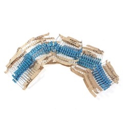300PCS 1W Metal Film Resistor Assortment Kit 1K-820K Ω 1% 10K 100K 1K5 15K 150K