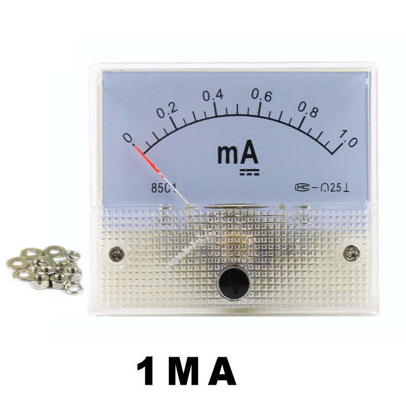 Measure DC Volt Current Voltmeter Amperemeter Analog Panel Meter Various Values