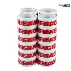2 mil 2″x110 Yards 36 Rolls Fragile Heavy Duty Packing Tape Packaging Tapes Red