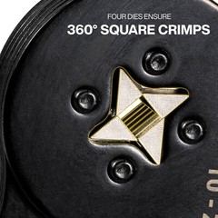 Klein Tools 34060 Ratcheting Ferrule Square Crimper Set
