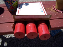STURDY TRANSPORT CANISTER FOR GEIGER COUNTER PANCAKE PROBE 44-9 ; $22.00 + S/H