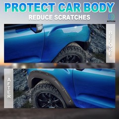 Fender Flares 4PCS for Ram 2500/3500 2010-2018 Black Paintable Matte Textured