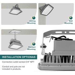 100W Explosion Proof LED Flood Light for Hazardous Gas Station Warehouse Airport