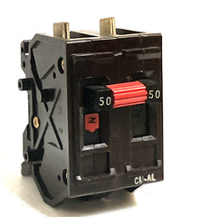 Wadsworth A250NI 50 Amp 2 Pole Metal Foot Circuit Breaker A250