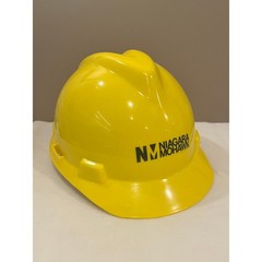 Vintage Niagara Mohawk MSA V-Gard Yellow Hard Hat ANSI Utility Safety Helmet