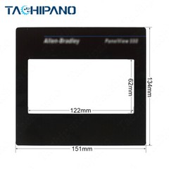 Touch Panel for AB 2711-T5A16L1 PanelView Standard 550 Screen with Front Overlay