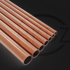 Copper Round Tube O.D Ø1mm 1.5mm 2mm 3mm 4mm 5mm 6mm 7mm 8mm -60mm Lengths 500mm
