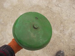 John Deere JD Tractor tall long air cleaner pipe w/ precleaner bowl + rubber grm