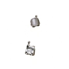Dental Orthodontic Brackets Passive Self-ligating MINI Metal Braces ROTH/MBT 022