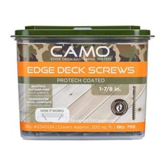 CAMO Edge Deck Screw ProTech Coated Trimhead Marksman Pro Tool 700-Count 1-7/8in