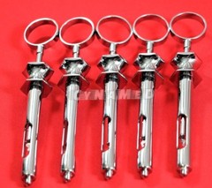 5 EA PREMIUM GERMAN STAINLESS DENTAL ASPIRATING SYRINGE DENTAL INSTRUMENTS 1.8CC