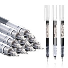 Bolígrafos de punta extrafina de 0,5 mm, tinta de secado rápido, color negro