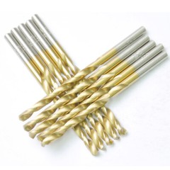 Drillforce 10PCS 7/64″ Titanium Drill Bits Set HSS Metal Woodworking Drill Bit