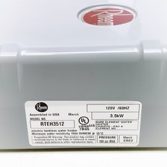 Rheem 3.5 kW, 120-Volt Non-Thermostatic Tankless Electric Water Heater RTEH3512