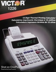 Victor 1226 12-Digit Thermal Printing Calculator (vct-1226) NEW