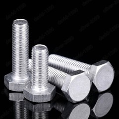 Aluminum Alloy 6061 Hexagon Bolts Hex Head Cap Screws M4 M5 M6 M8 M10 M12 M16