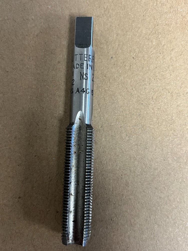 Butterfield 1/2-24NS Hand Tap. High speed steel. Commercial Ground.