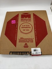 STREAMLINE D 04100P A/C Refrig Coil,1/4 ODX.030X100ft. 4WTA8 Has Minor Damage