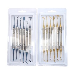 6pcs/set Dental Composite Resin Filling Spatula Repair Restorative Instruments