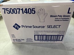 1000 Prime Source SELECT Food Service Glove Clear LARGE Blown Poly