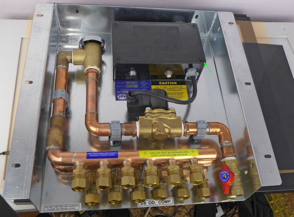 Precision plumbing products PT-12 12 port heat Hydronic Manifold brass copper