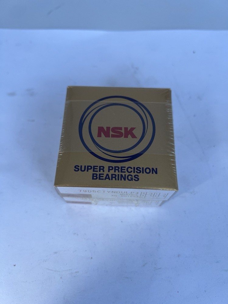 New Pair NSK 7905CTYNDULP4 Super Precision Angular Contact Ball Bearings B4