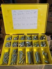 Grade 5 Carriage Bolts Aprox 2 lbs each size 5/16″ x3/4, 1, 1.5, 2, 2.5, 3, 4