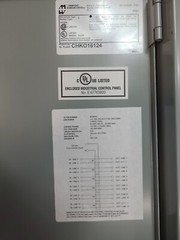 HAMMOND-CHKO16124-ENCLOSED INDUSTRIAL CONTROL PANEL