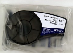 Brady 142805 BMP21 Series Indoor/Outdoor Vinyl Labels M21-500-595-GN