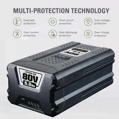 2pcs 5000mAh 80V Pro pack Lithium Battery GWL1840 For GBA80200 GBA80400 Battery
