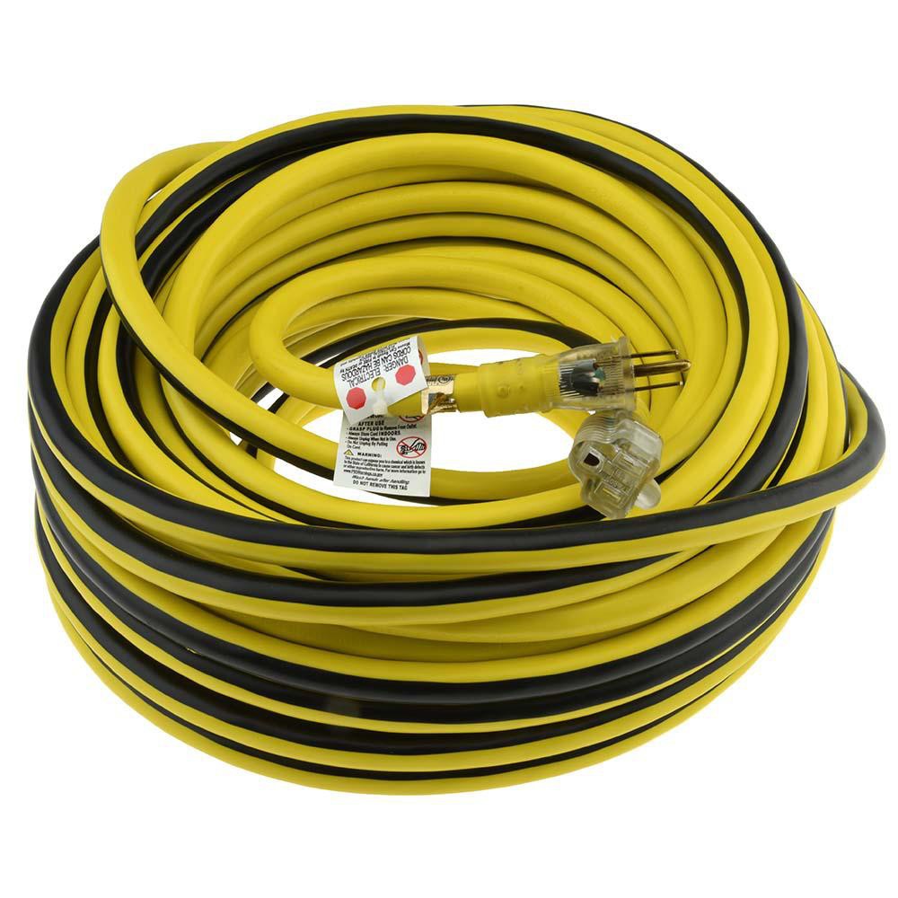 PRO-SOURCE Outdoor Extension Cord 100', 10/3 Gauge/Conductors PS-AZB0010