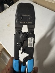 Oetiker 865895 PEX Clamp Tool 1/2 3/4 1 in ASTM F2098 w/ Rings/Clamps