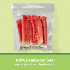 FoodSaver Quart Pre-Cut Vacuum Seal Bags, Easy Use Vacuum Storage Bags, Align…