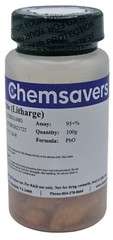 Lead Oxide (Litharge), 95+%, 100g