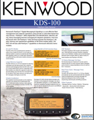 Kenwood KDS-100 Mobile Data Terminal