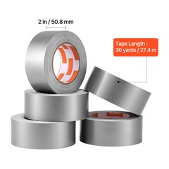 5-Pack Duct Tape Heavy Duty 2 in x 30 Yards Waterproof Indoor Outdoor Repair
