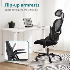 Home Office Computer Desk Chair Ergonomic High-Back Mesh Rolling Work Task Chair