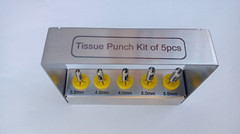 Dental Tissue Punch Kit set Surgical Surgery With Bur Holder Dental Instruments