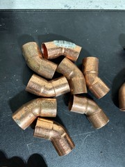 75 -NIBCO MUELLER EPC 3/4″ COPPER FITTINGS SWEAT SOLDER MADE IN USA