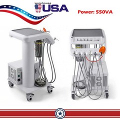 Portable Dental Mobile Delivery Unit with Air Compressor Curing Light Scaler