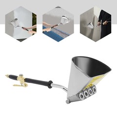 Cement Mortar Sprayer 4 Jets Stucco Sprayer Mortar Spray Gun Hopper Wall Paint