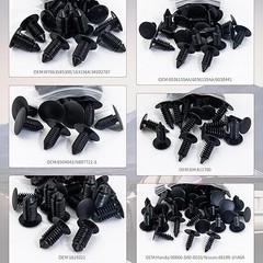 160 Pcs Christmas Tree Style Fender Retainer Size: 160 Pcs-for Multiple Brands