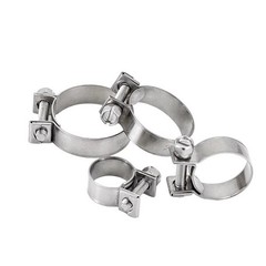 Mini Hose Jubilee Clip Clamp Fuel Line Petrol Pipe Clamps Clips Stainless Steel