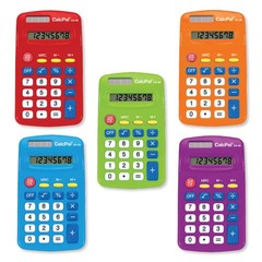 CalcPal EAI-80 Basic Solar Calculator, Dual-Power for School, Home or Office:…